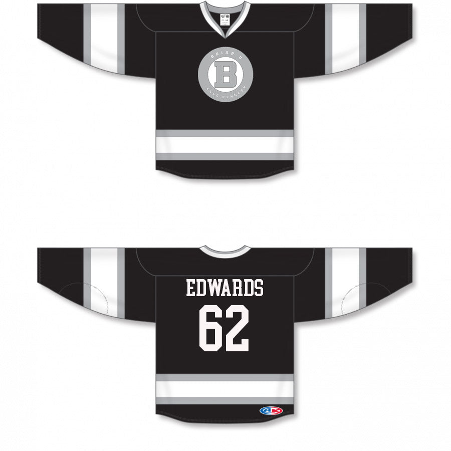 PRE-ORDER: EDWARDS - Embroidered BRIAR U Hockey Jersey