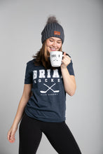Load image into Gallery viewer, BRIAR U Hockey Crew T-Shirt (Unisex)
