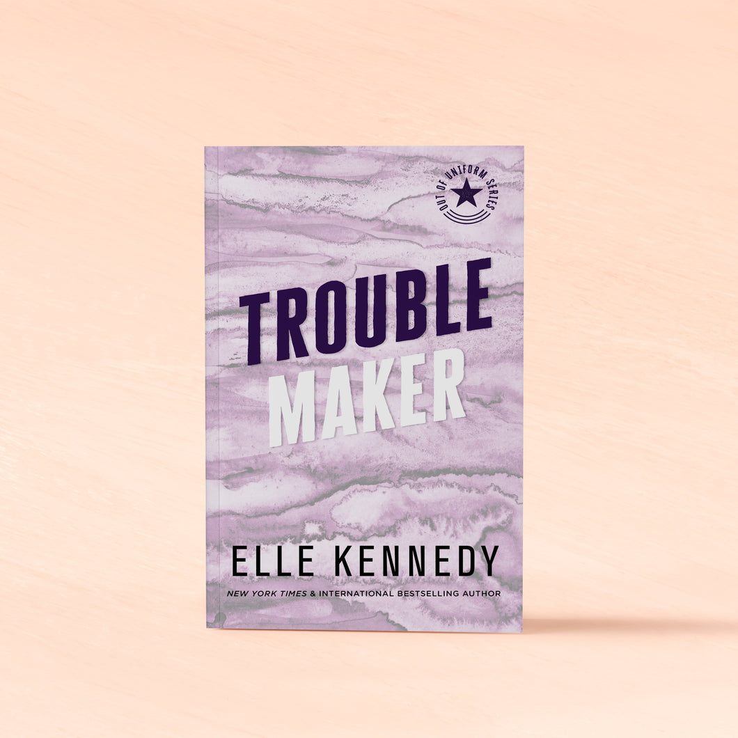 SIGNED Copy of TROUBLE MAKER by Elle Kennedy (Book Plate)